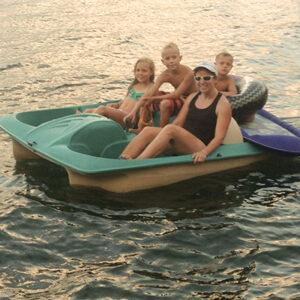paddle boat lake fun